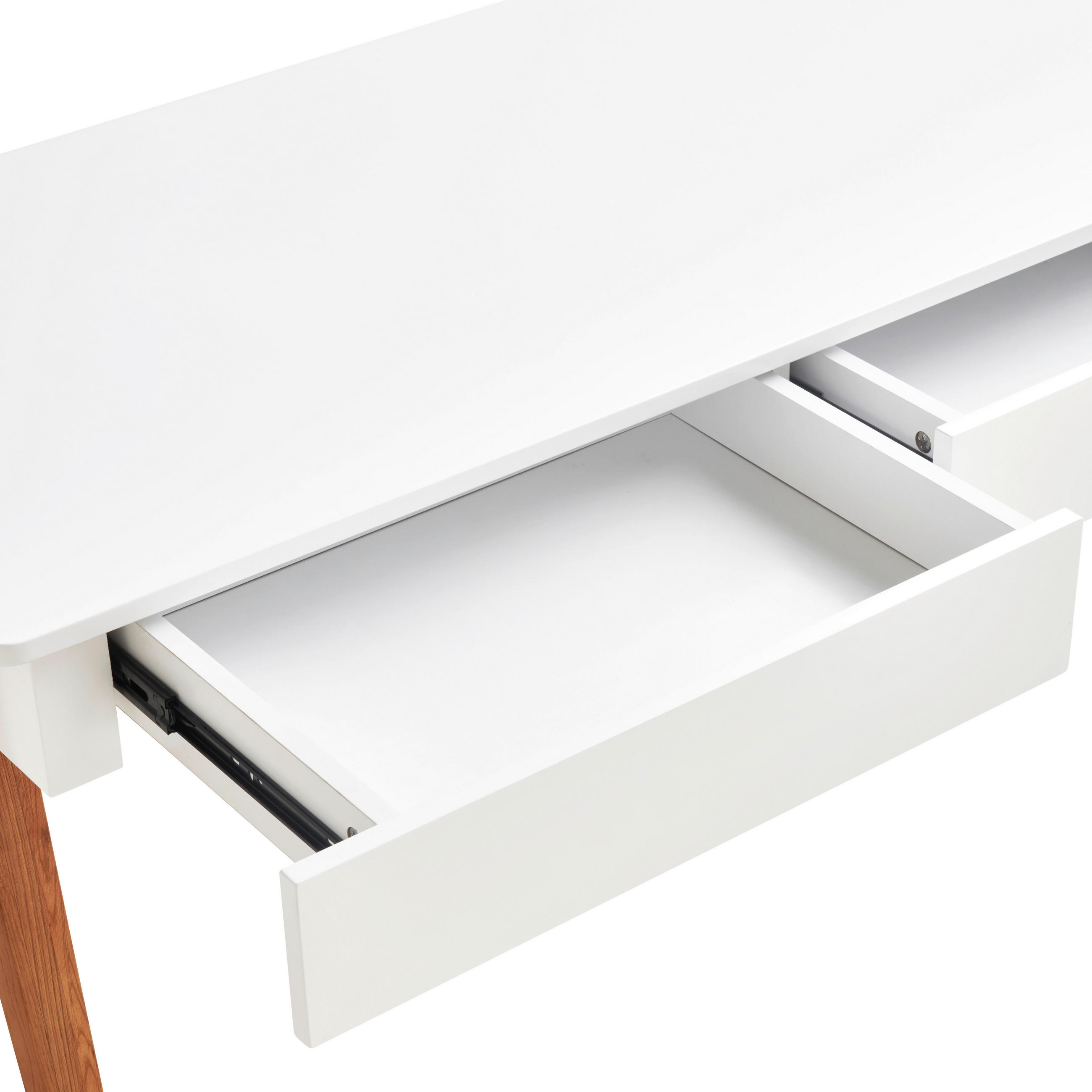SCHREIBTISCH 120/60/76 cm  in Weiß, Eichefarben  - Eichefarben/Weiß, MODERN, Holz/Holzwerkstoff (120/60/76cm) - MID.YOU