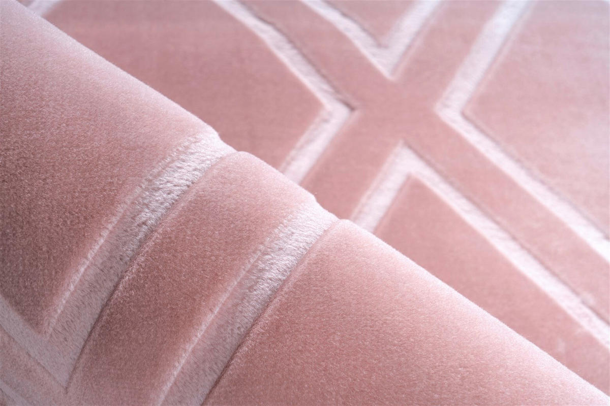 LÄUFER 80/300 cm Monroe 300 Rosa Rosa  - Rosa, KONVENTIONELL, Kunststoff/Textil (80/300cm)