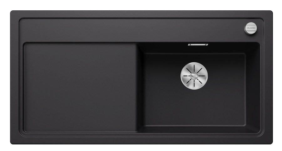 SPÜLE Zenar  - Schwarz, Basics, Stein (100/20,2/51cm) - Blanco