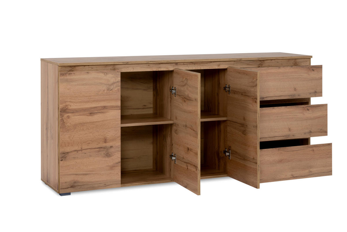 SIDEBOARD 178/80/40 cm  - honungsek, Design, trämaterial/plast (178/80/40cm) - MID.YOU