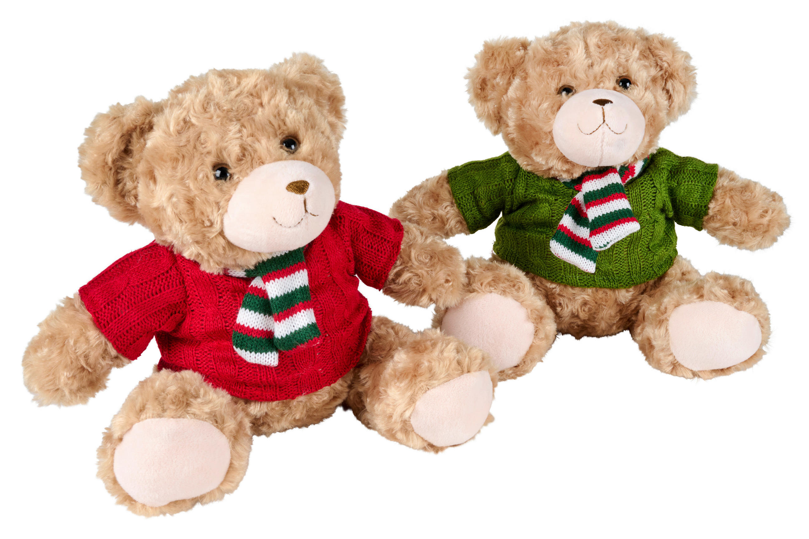 DEKOBÄR - Cognac/Braun, LIFESTYLE, Textil (25cm) - X-Mas