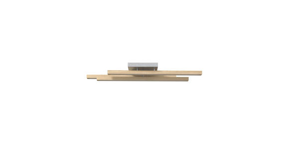 LED-DECKENLEUCHTE 100/25/12,5 cm   - Eichefarben, LIFESTYLE, Holz/Kunststoff (100/25/12,5cm) - Novel