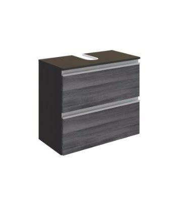 WASCHBECKENUNTERSCHRANK Silbereichenfarben - Silberfarben/Alufarben, Basics, Holzwerkstoff/Kunststoff (60/54/35cm) - MID.YOU