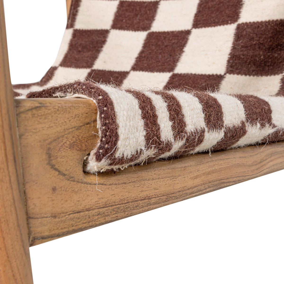 SESSEL in Webstoff Braun, Naturfarben  - Braun/Naturfarben, MODERN, Holz/Textil (73/76/67cm) - Livetastic