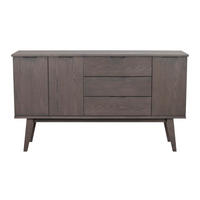 SIDEBOARD 150/85/40 cm  - mörkbrun, Design, trä (150/85/40cm) - Rowico