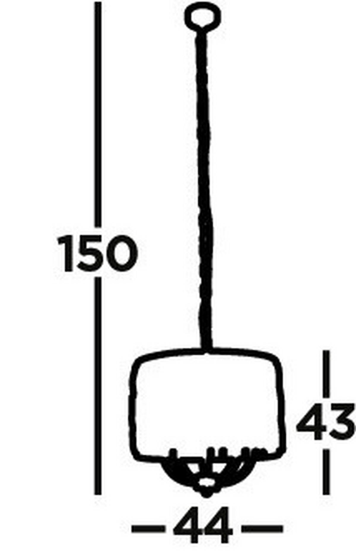 HÄNGLAMPA Bijou 44/150 cm  - kromfärg, Design, metall/glas (44/150cm)