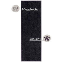 SCHMUTZFANGMATTE  60/180 cm  Schwarz  - Schwarz, Basics, Kunststoff/Textil (60/180cm)