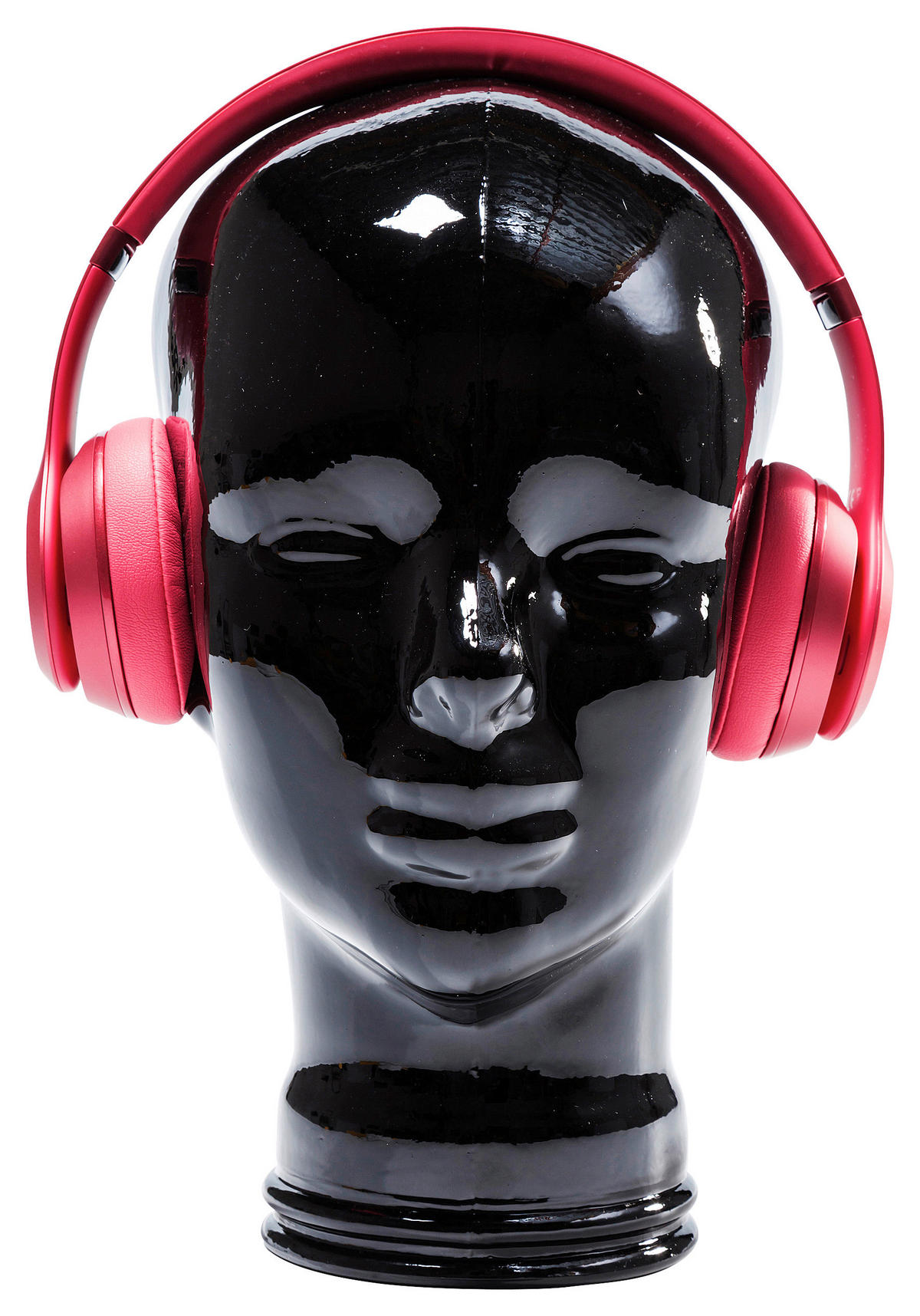 DEKOKOPF  - Schwarz, Design, Glas (21/29/21cm) - Kare-Design