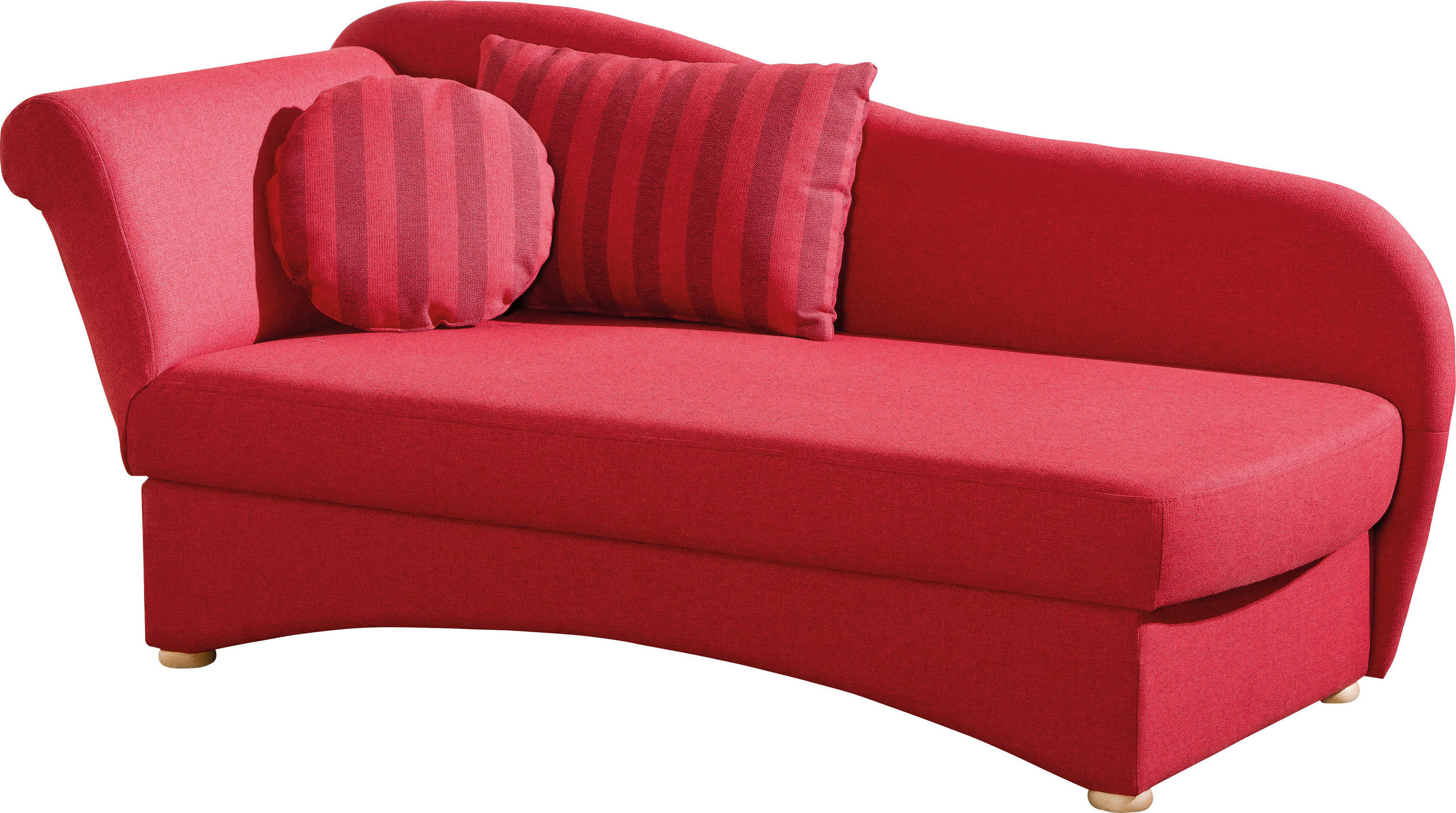 LENOŠKA, textil, červená - barvy buku/červená, Konvenční, dřevo/textil (85/85/190cm) - Livetastic