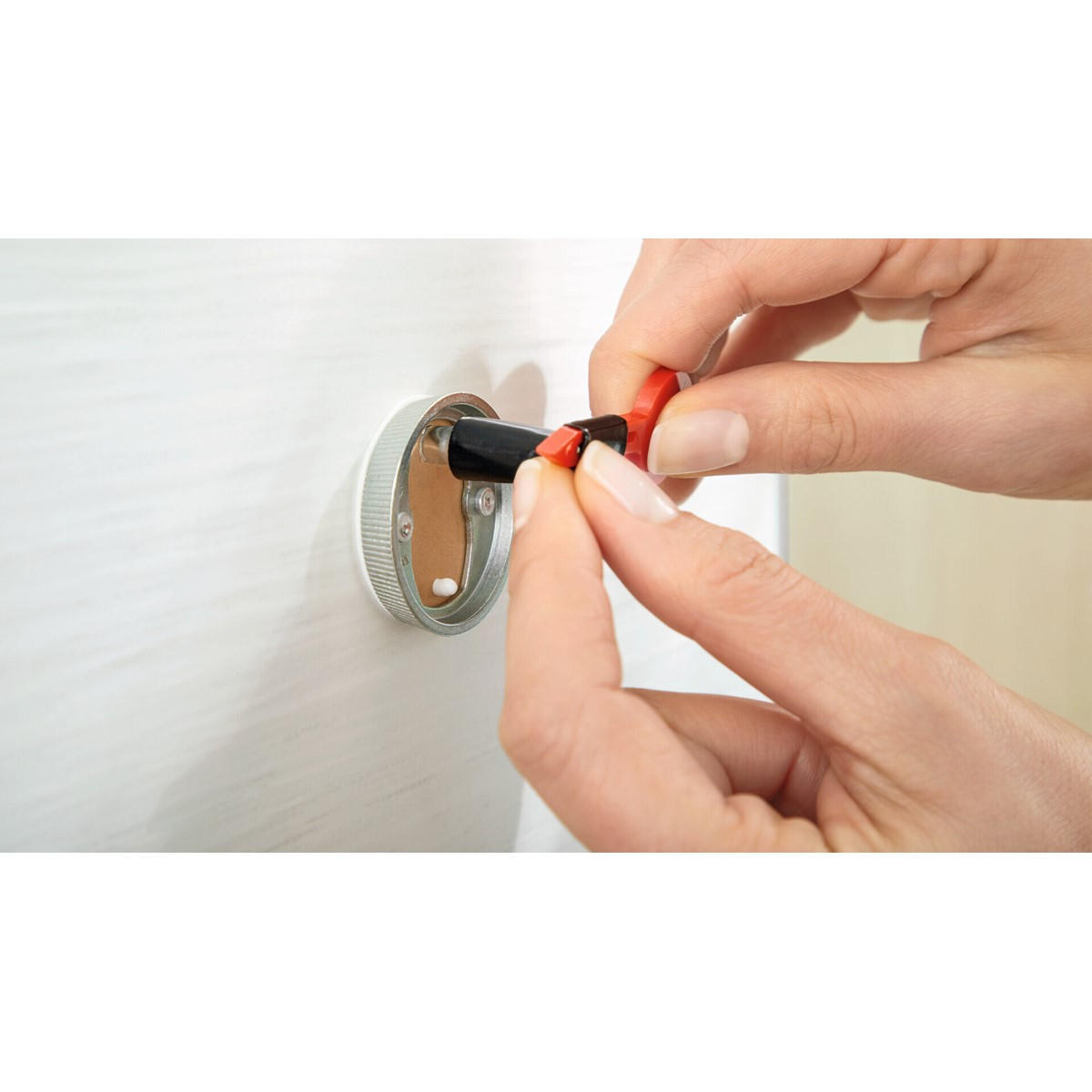 TOILETTENPAPIERHALTER - Chromfarben, Basics, Metall (14,5/13/5,4cm) - Tesa