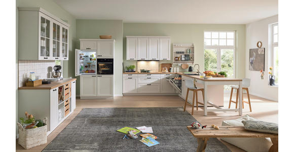 EINBAUKÜCHE   - Weiß, LIFESTYLE, Holzwerkstoff - Novel