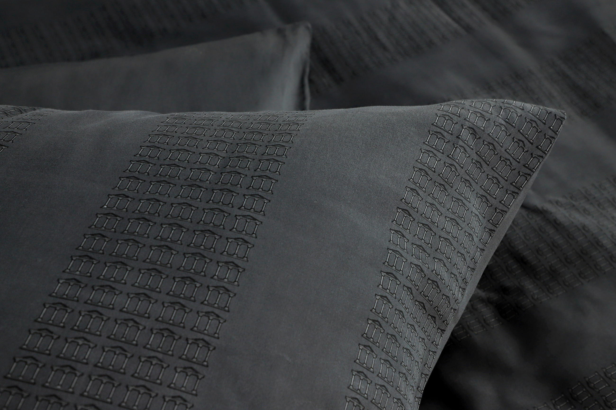 WENDEBETTWÄSCHE Marcel.Remus-Design - Alcudia anthrazit Satin 155/220 cm  - Anthrazit, Design, Textil (155/220cm) - Marcel Remus