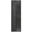 VITRINE in massiv Asteiche Schwarz, Eichefarben - Eichefarben/Anthrazit, Natur, Glas/Holz (62/205,5/39,5cm) - Valnatura