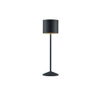 AKKU-TISCHLEUCHTE Marisa 11,5/39 cm   - Schwarz, MODERN, Metall (11,5/39cm) - Musterring