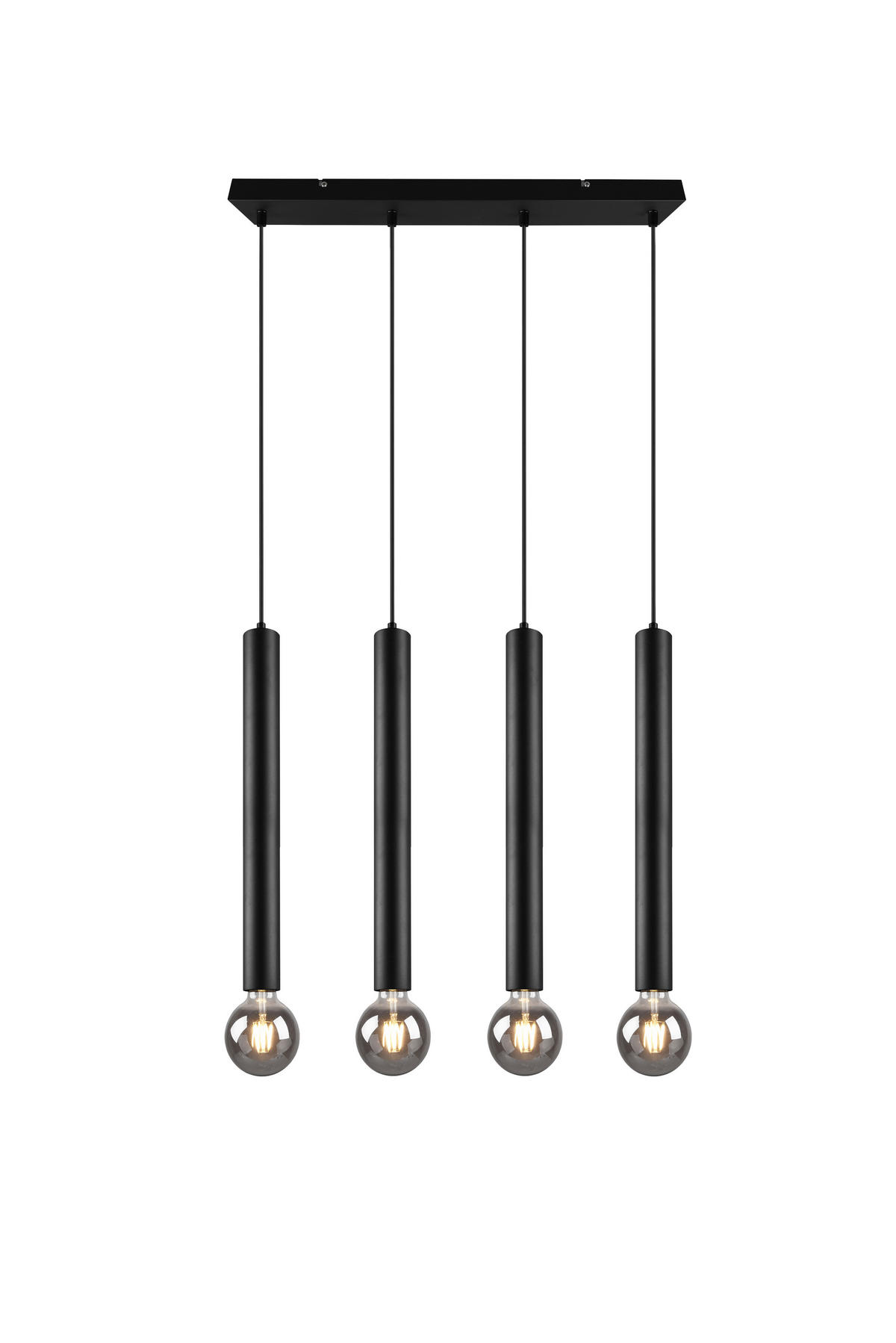 VISEČA SVETILKA  Clermont 70/150/9 cm          max. 10  W E27 - črna, Basics, kovina (70/150/9cm)