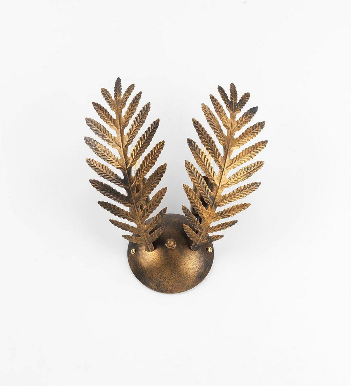 WANDLEUCHTE 30/14 cm   - Bronzefarben, Natur, Metall (30/14cm)