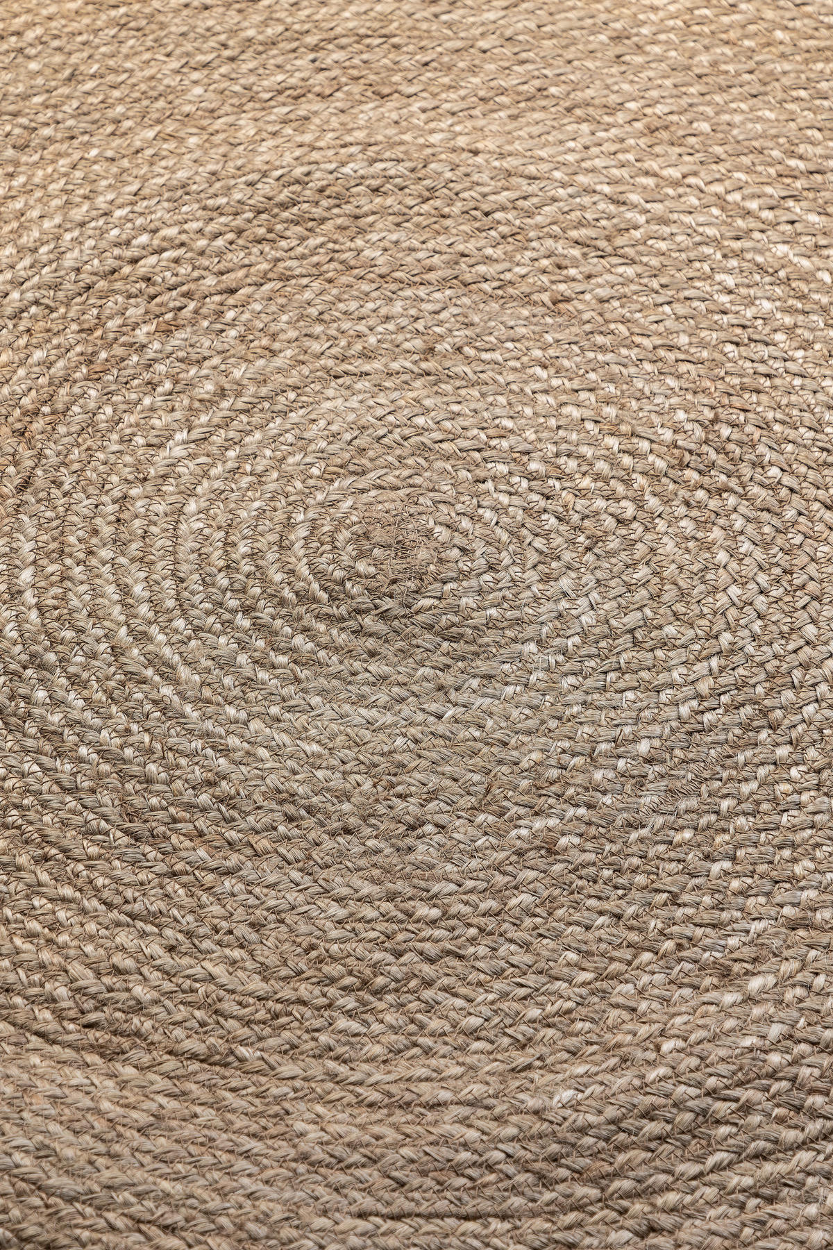 JUTETEPPICH 100 cm Jute Braided Greige  - Greige, Design, Textil (100cm)