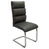 SCHWINGSTUHL  in Edelstahl Webstoff  - Edelstahlfarben/Grau, Design, Textil/Metall (47/106/63cm) - Novel
