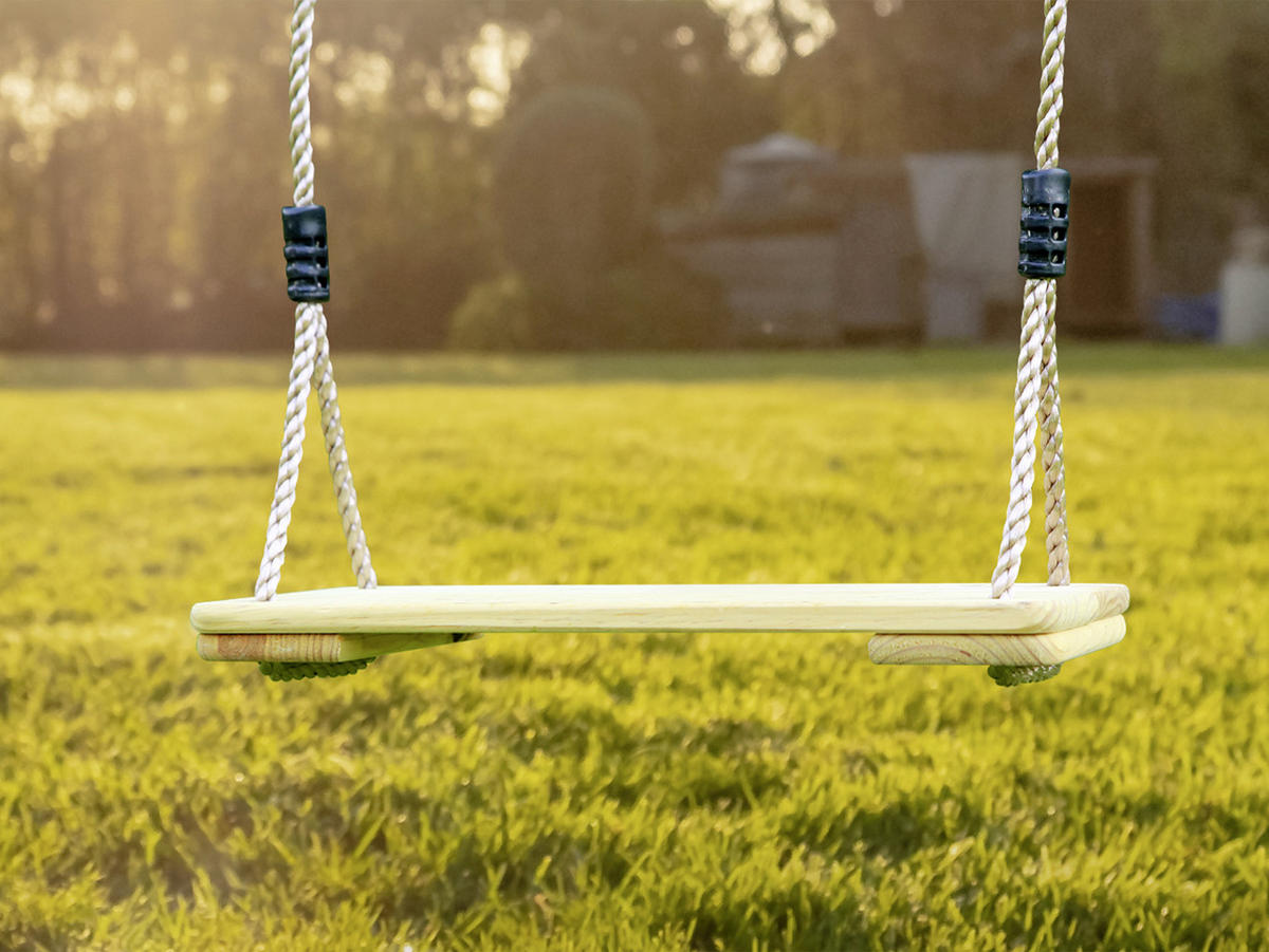 SCHAUKEL DOUBLE SWING axi  - Weiss/Braun, Basics, Holz (254/207/160cm)