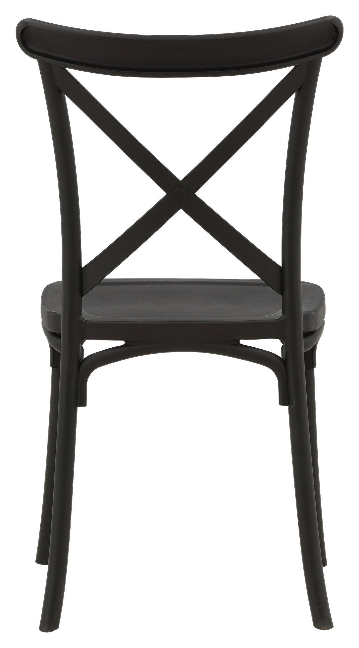 STOLSET 2 styck slät  - svart, Design, plast (52/90/55cm) - Livetastic