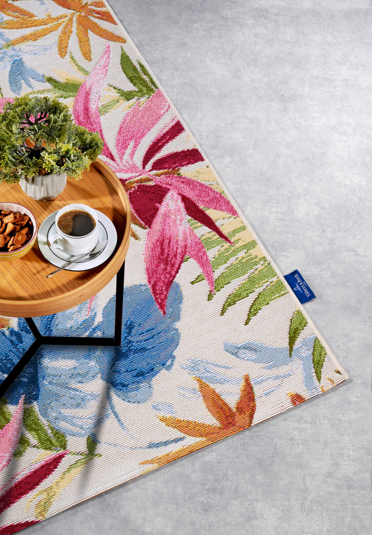 OUTDOORTEPPICH 160/235 cm Kollektion 1767 Creme, Multicolor  - Multicolor/Creme, Design, Kunststoff (160/235cm) - Villeroy & Boch