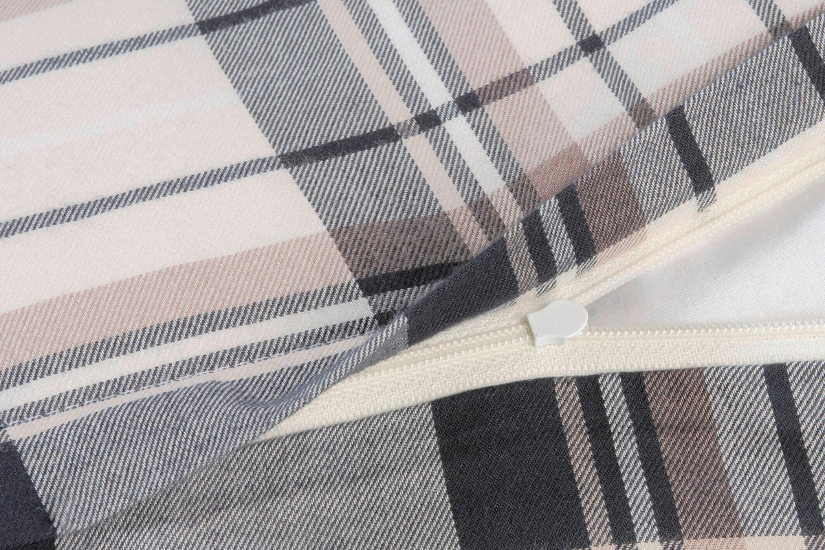 KOPFKISSENBEZUG Soft Frames 80/40 cm  - Blau, Design, Textil (80/40cm) - Joop!