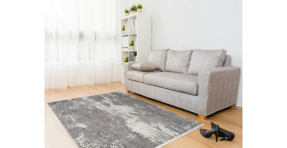 WEBTEPPICH 133/190 cm Limoges Grau  - Grau, Design, Textil (133/190cm) - Novel