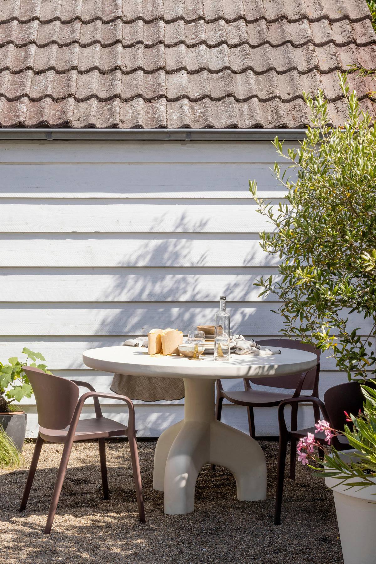 GARTENTISCH 120/120/76 cm Kunststoff rund  - Naturfarben, MODERN, Kunststoff (120/120/76cm) - Livetastic