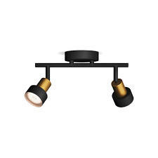 LED PLAFONSKI REFLEKTOR - zlatna/crna, Osnovno, metal (27 cm/13 cm/11 cmcm) - Philips
