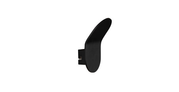 LED-WANDLEUCHTE 17,7/10/9,8 cm - Schwarz, Trend, Metall (17,7/10/9,8cm) - Novel