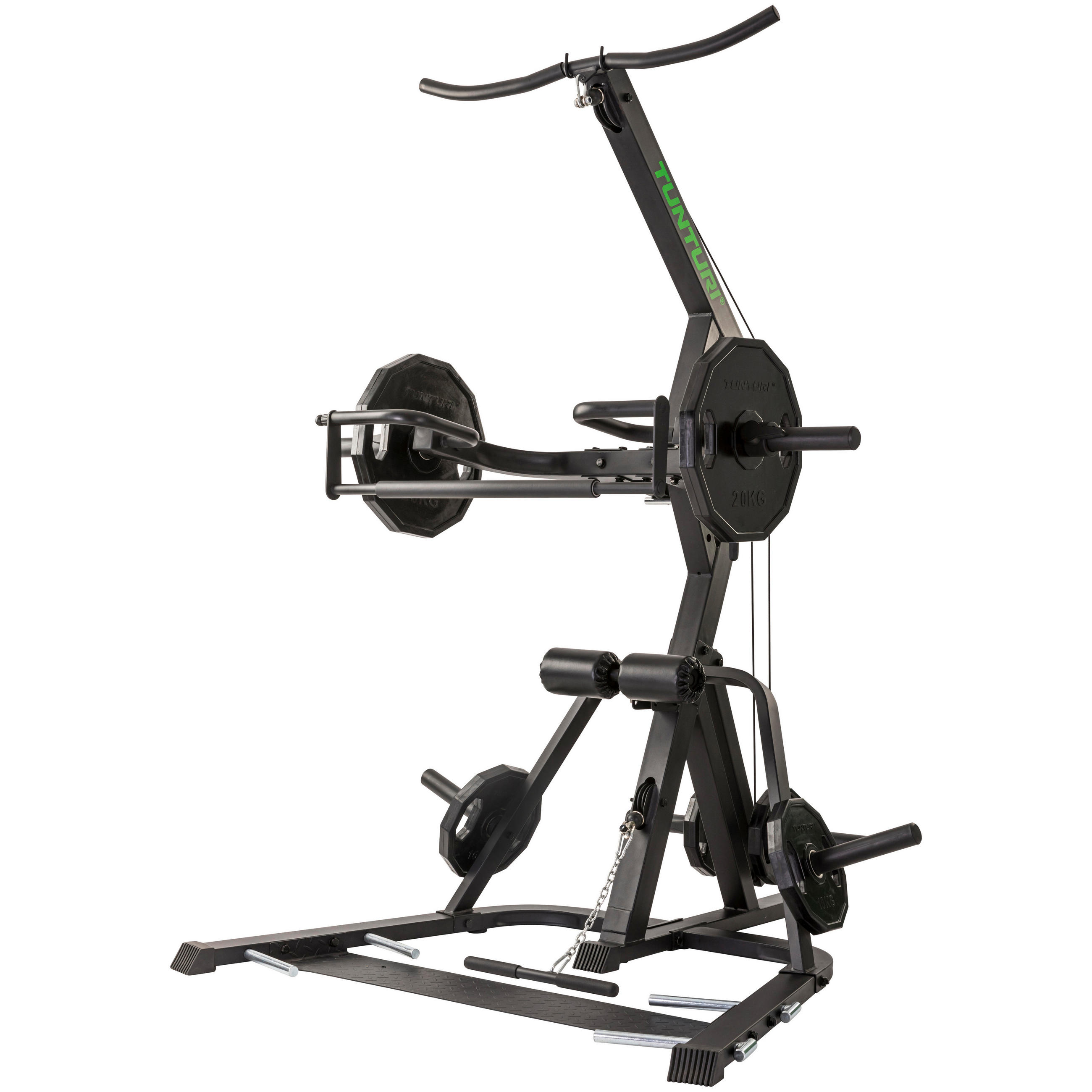KRAFTSTATION  - Schwarz, KONVENTIONELL, Kunststoff/Metall (177/150/210cm)