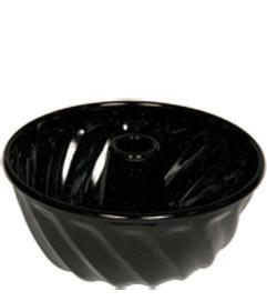 GUGELHUPFFORM  - Schwarz, Basics, Metall (22/11,3cm) - Kelomat