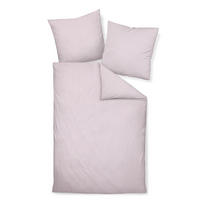 BETTWÄSCHE 2-teilig CHINCHILLA-S Flanell 135/200 cm  - Rosa/Weiß, Basics, Textil (135/200cm) - Janine