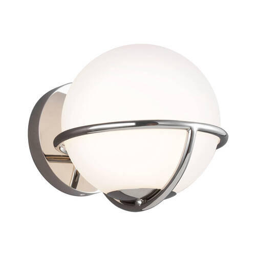SVJETILJKA ZIDNA Elstead Fe-Apollo 1  - boje nikla, Basics, staklo/metal (18,1/17,1/21cm) - Elstead Lighting