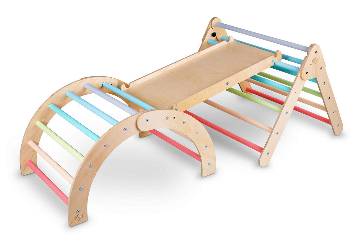 KLETTERGERÜST - Multicolor, Basics, Holz - tiSsi