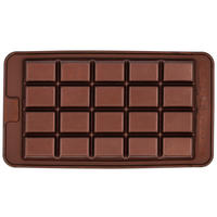DUBAI SCHOKOLADENFORM  - Braun, Basics, Kunststoff (11,7/21,3/1,5cm) - Birkmann