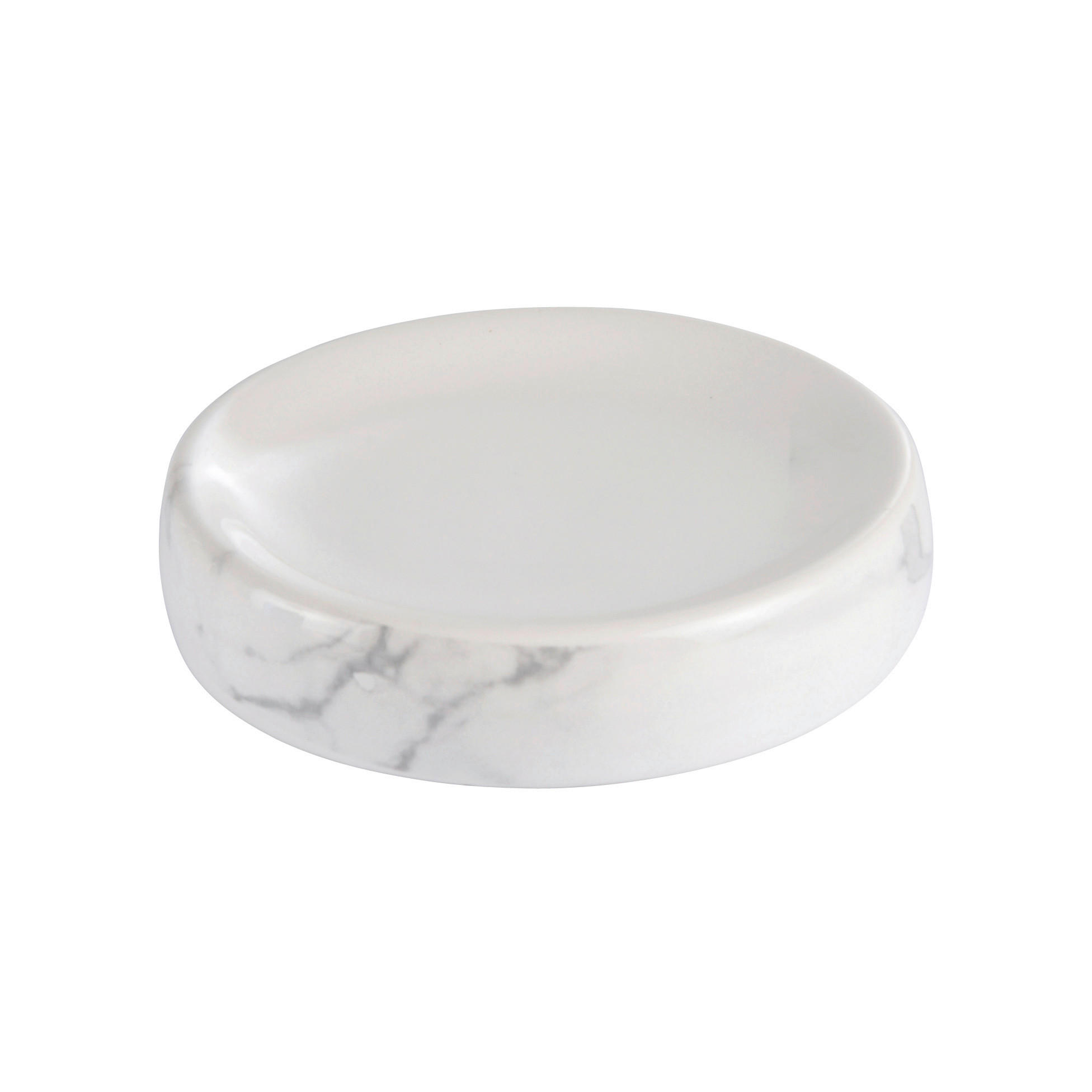POSUDA ZA SAPUN  bijela  keramika  MARBLE  - bijela, Konvencionalno, keramika (11/2,5cm) - Homeware