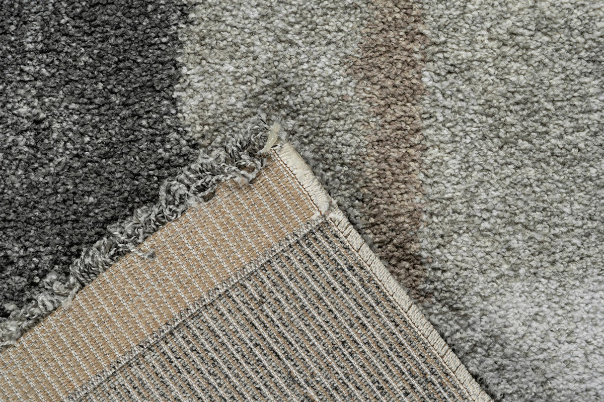 WEBTEPPICH 200/290 cm Mehari Anthrazit, Creme, Silberfarben rechteckig  - Anthrazit/Silberfarben, Basics, Kunststoff/Textil (200/290cm) - Novel