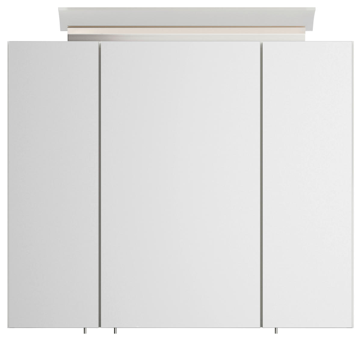 SPIEGELSCHRANK 75/62/17 cm  - Weiß Hochglanz, MODERN, Glas/Holzwerkstoff (75/62/17cm) - MID.YOU