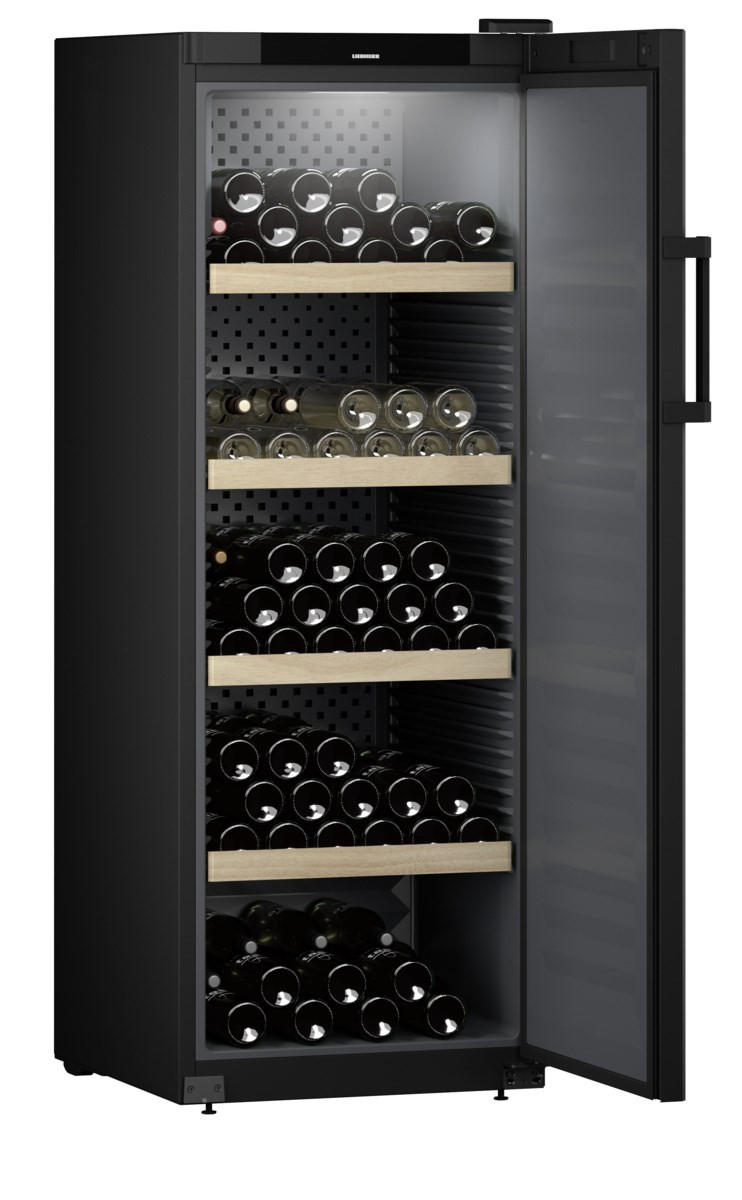 WEINKÜHLSCHRANK WSBL 5001  - Schwarz, Basics, Holz/Metall (59,7/168,4/76,3cm) - Liebherr