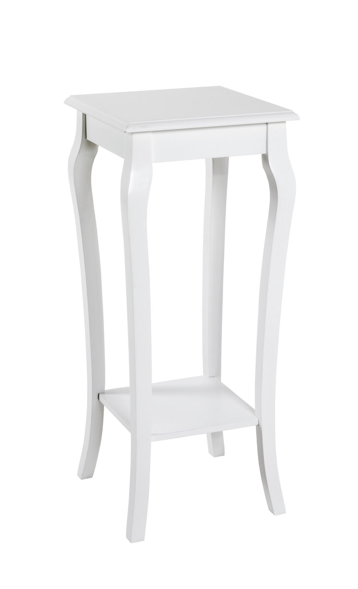 BEISTELLTISCH 30/30/71 cm massiv Weiß quadratisch  - Weiß, Trend, Holz/Holzwerkstoff (30/30/71cm)