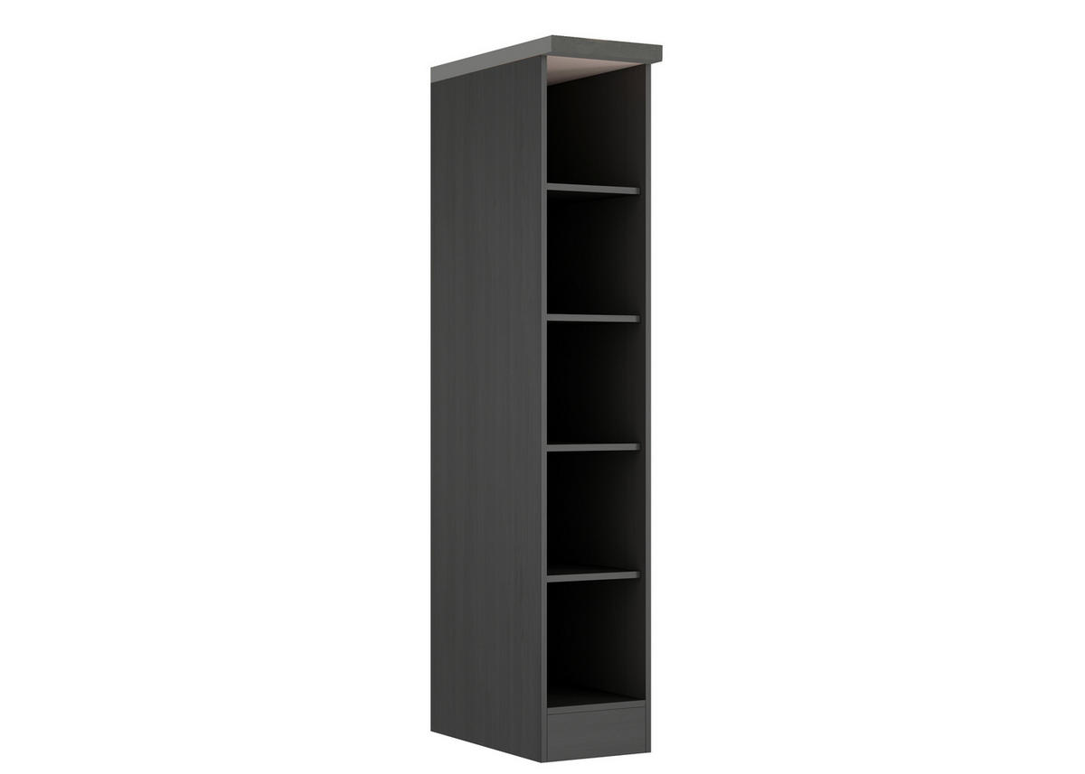 REGAL  30/166/60 cm Graphitfarben  - Graphitfarben, Basics, Holzwerkstoff (30/166/60cm) - Held