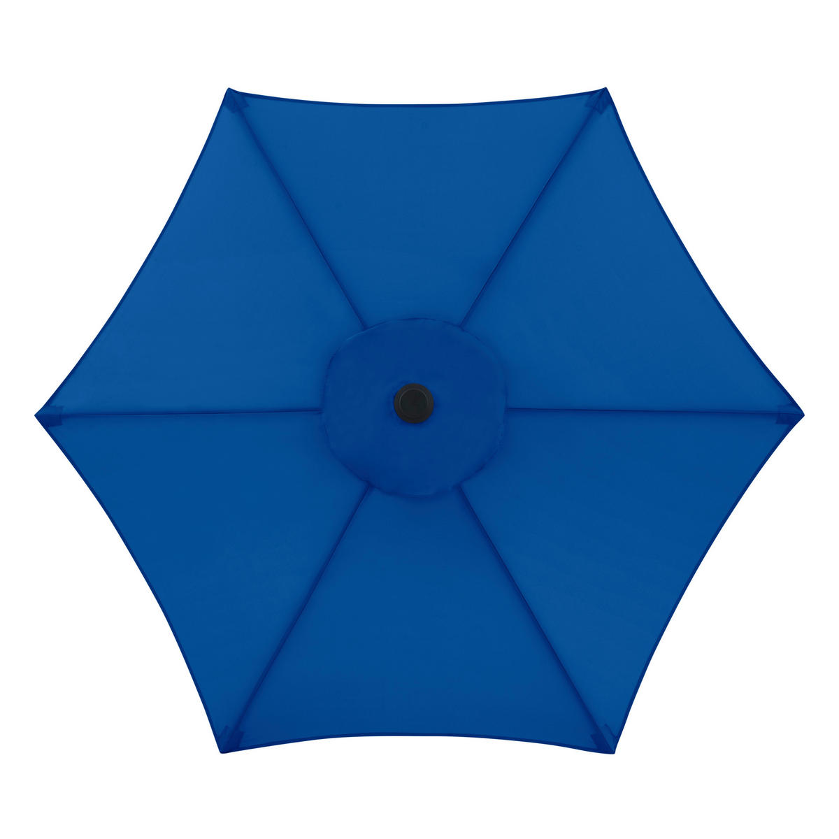 SONNENSCHIRM 180 cm Blau  - Blau/Anthrazit, Basics, Textil/Metall (180/180cm) - Doppler