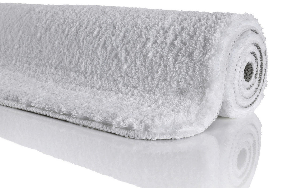 BADTEPPICH Weiß 55/65 cm  - Weiß, Basics, Textil (55/65cm) - WECON HOME