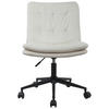 DREHSTUHL  in Samt Creme  - Creme/Schwarz, Modern, Kunststoff/Textil (42/98/45cm) - MID.YOU
