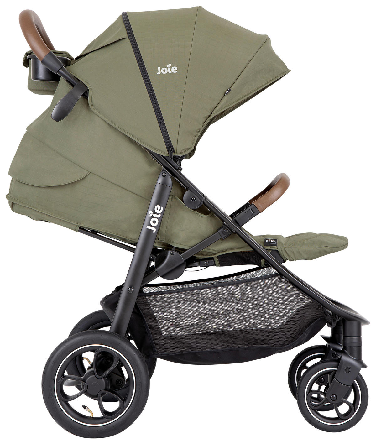 BUGGY LITETRAX PRO AIR  - Dunkelgrün/Schwarz, Basics, Textil/Metall (58/103/93,6cm) - Joie