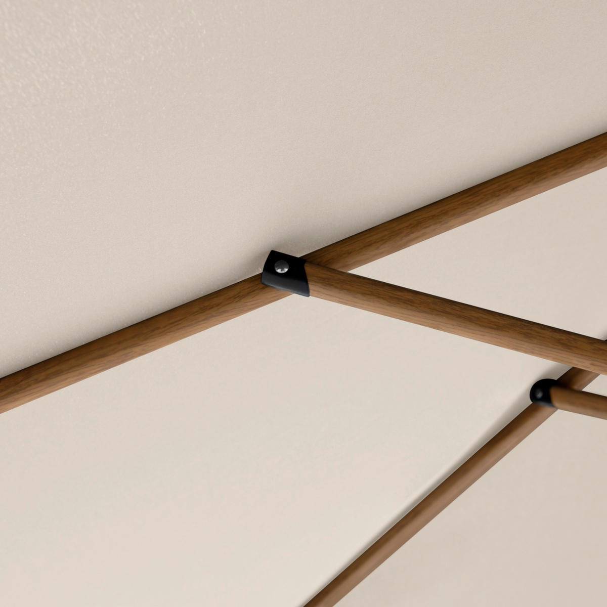 SONNENSCHIRM  300/300 cm  - Braun/Naturfarben, Basics, Textil/Metall (300/300cm) - Doppler