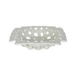 DEKOSCHALE - Weiß, Design, Keramik (16/16/3cm) - Ambia Home