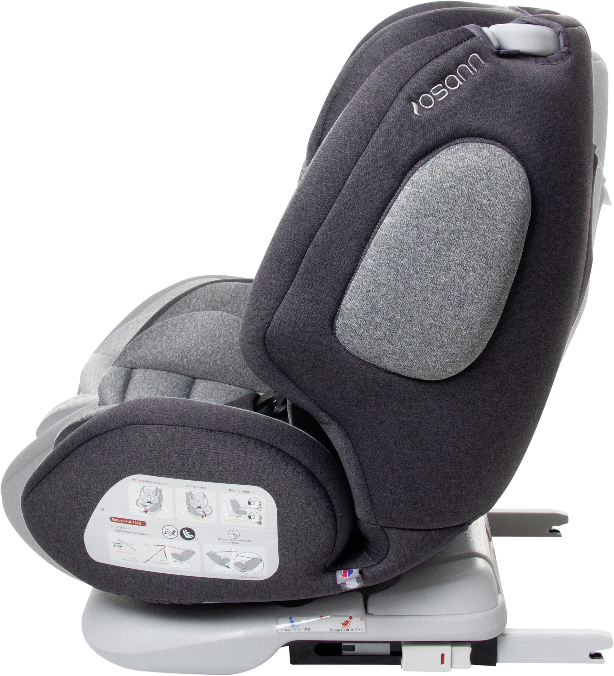 Osann eno. Автокресло Osann Eno 360. Osann детское автокресло eno360 Universe Grey. Автокресло группа 0/1/2/3 (до 36 кг) Osann Eno 360°, Universe Grey.