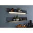 WANDBOARD Anthrazit - Anthrazit, KONVENTIONELL, Metall (154/19/20cm) - Valnatura